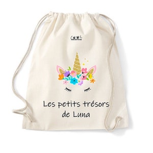 Personalized child bag, nursery school bag, school change bag, nursery bag, child tote bag