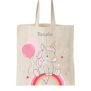 Tote bag enfant, sac enfant personnalisé, sac pour la crèche, tote bag école maternelle
