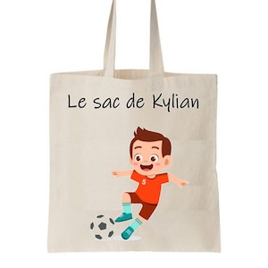Tote bag enfant, sac enfant personnalisé, sac école maternelle, tote bag crèche