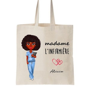 Nurse tote bag, personalized nurse gift, nurse bag