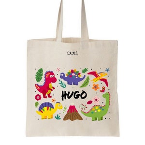 Tote bag enfant, sac enfant personnalisé, sac école maternelle, tote bag crèche