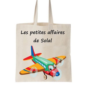 Tote bag enfant, sac enfant personnalisé, sac pour la crèche, tote bag école maternelle