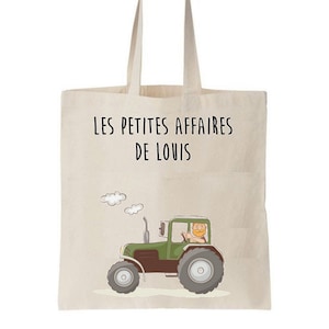 Tote bag enfant personnalisé, sac école maternelle, sac crèche, sac enfant prénom, sac à doudou, sac change maternelle, sac ecole garçon