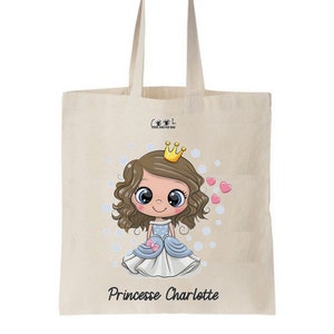 Tote bag enfant, sac enfant personnalisé, sac école maternelle, tote bag crèche