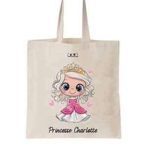 Tote bag enfant, sac enfant personnalisé, sac pour la crèche, tote bag école maternelle