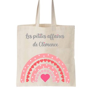 Tote bag enfant, sac enfant personnalisé, sac école maternelle, tote bag crèche