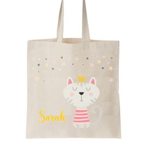 Tote bag enfant, sac enfant personnalisé, sac pour la crèche, tote bag école maternelle
