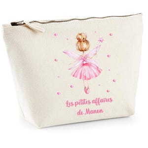 Trousse de toilette bébé personnalisée, cadeau bébé fille naissance