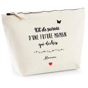 Kit de survie personnalisé pour Papa, Maman, Jeunes Parents / Pochon Cadeau  / Coffret Cadeau / Cadeau de naissance / Cadeau Babyshower -  France