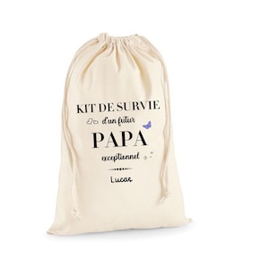 Kit de survie papa, kit de survie maternité, cadeau futur papa exceptionnel