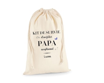 Kit survie papa, cadeau futur papa, papa maternité