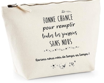 Cadeau départ en retraite, cadeau retraite, retraite femme, pochette retraite personnalisée