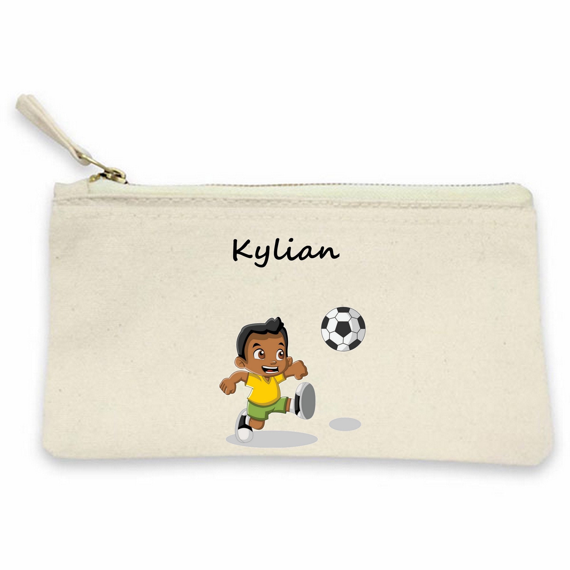 Trousse École, Trousse Enfant, Enfant Personnalisée, Personnalisable, Crayon, Scolaire, Footballeur