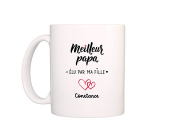 Fête des pères, cadeau papa, mug papa, cadeau fête des pères, cadeau fete des papas