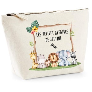 Personalized baby toiletry bag, baby toiletry bag, baby belongings bag