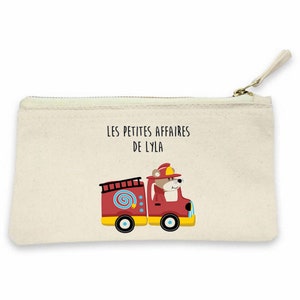 Personalized school kit, firefighter child kit