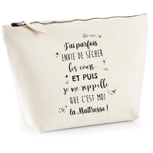 Pochette maitresse, cadeau maîtresse personnalisé