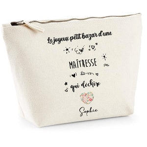 Pochette maitresse, cadeau maîtresse personnalisé
