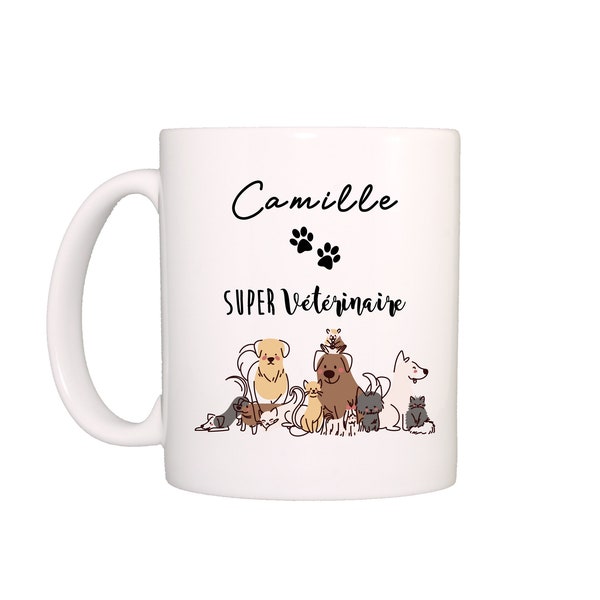 Mug vétérinaire, cadeau vétérinaire