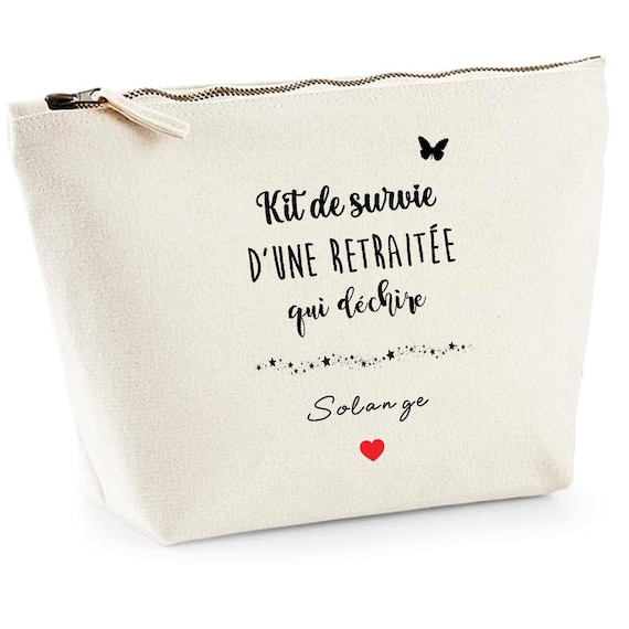 Cadeau départ en retraite, cadeau retraite, retraite femme, pochette  retraite personnalisée -  France