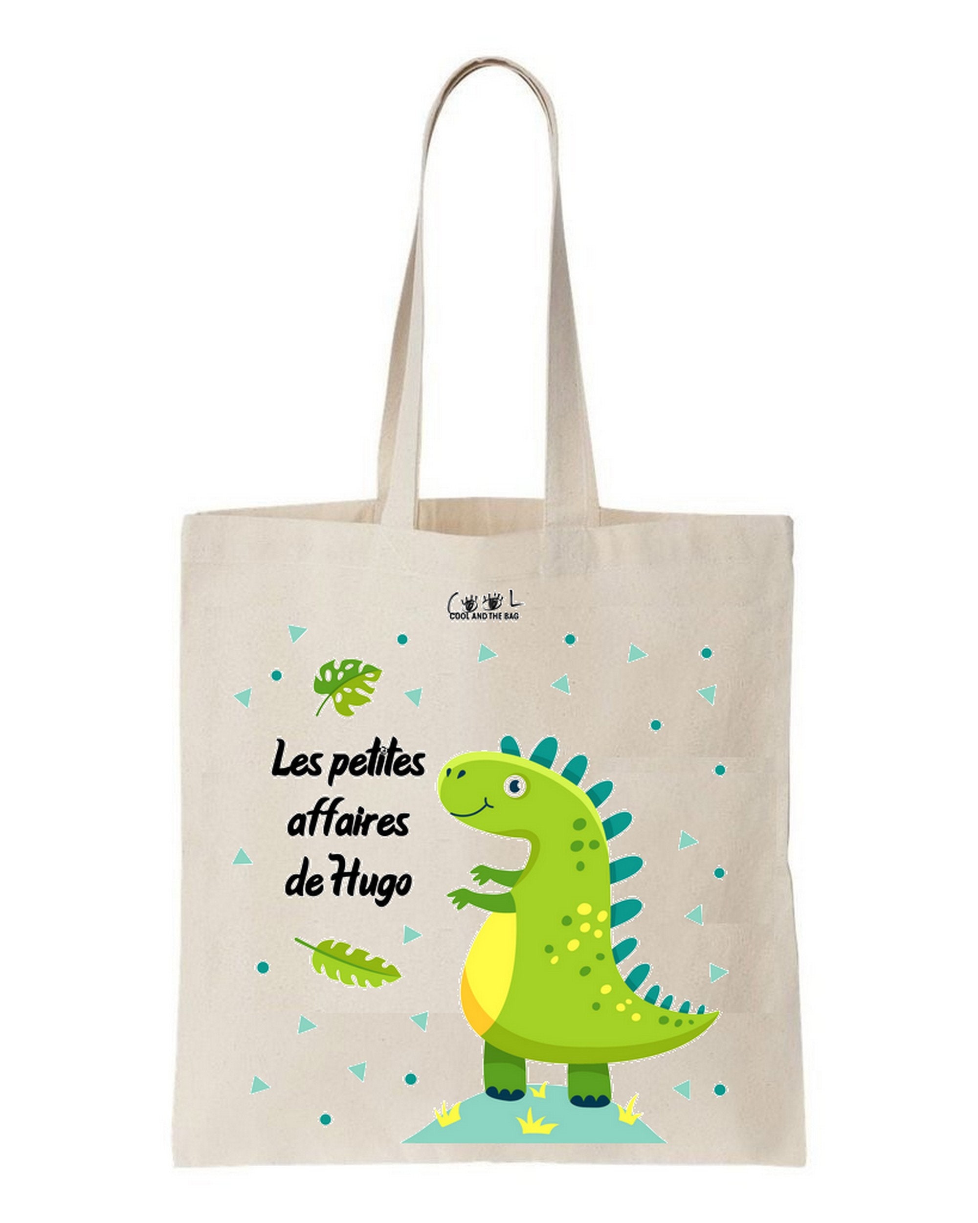 Tote bag enfant personnalisé, sac école maternelle, sac crèche