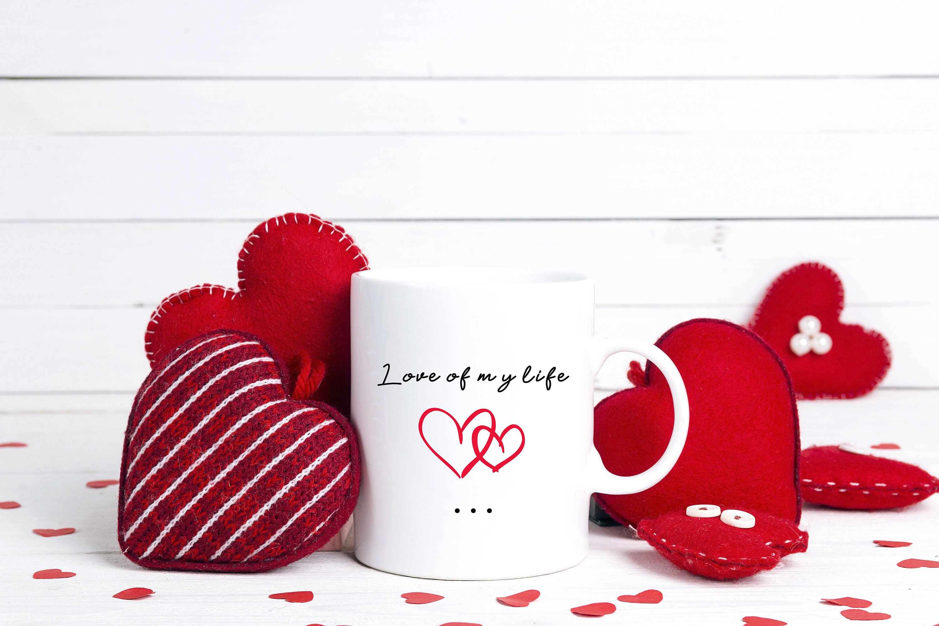 Cadeau Saint Valentin, Mug Personnalisé, Personnalisable, Cadeau Saint Valentin Homme, Love Of My Li