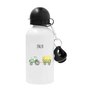 Personalized child bottle, child bottle to personalize, reusable first name bottle