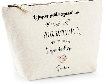 Cadeau départ en retraite, pochette retraitée, cadeau retraite