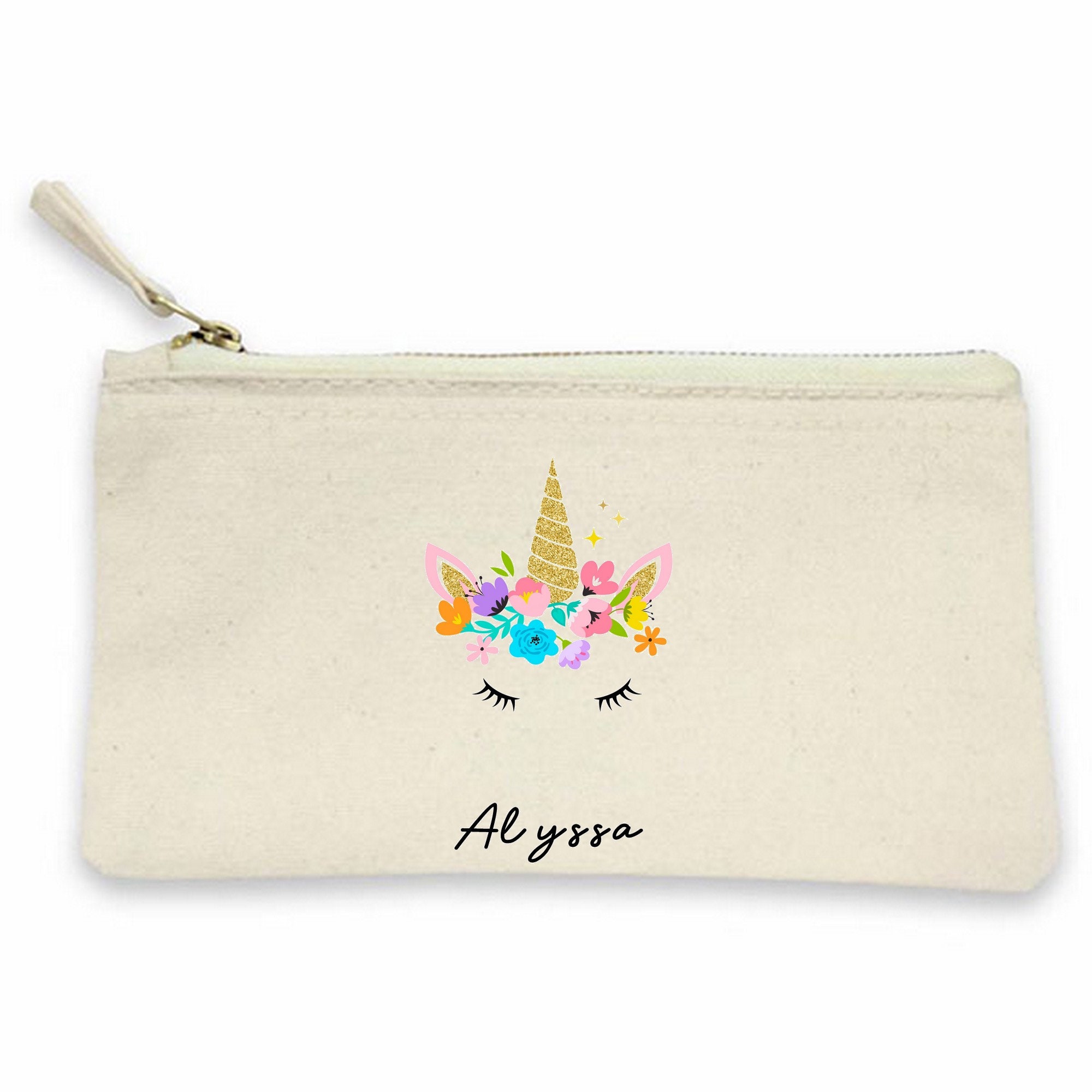 Trousse École, Trousse Enfant, Enfant Personnalisée, Personnalisable, Crayon, Scolaire, Licorne