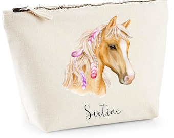 Horse riding gift, personalized horse gift, horse pouch