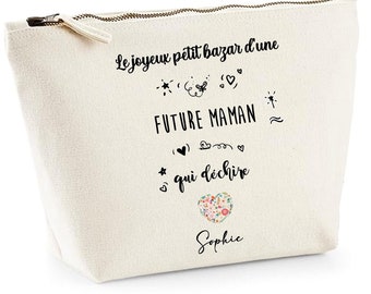 Pochette future maman, cadeau baby shower, kit de survie maternité, cadeau femme enceinte, cadeau grossesse