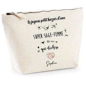 Personalized midwife pouch, midwife thank you gift