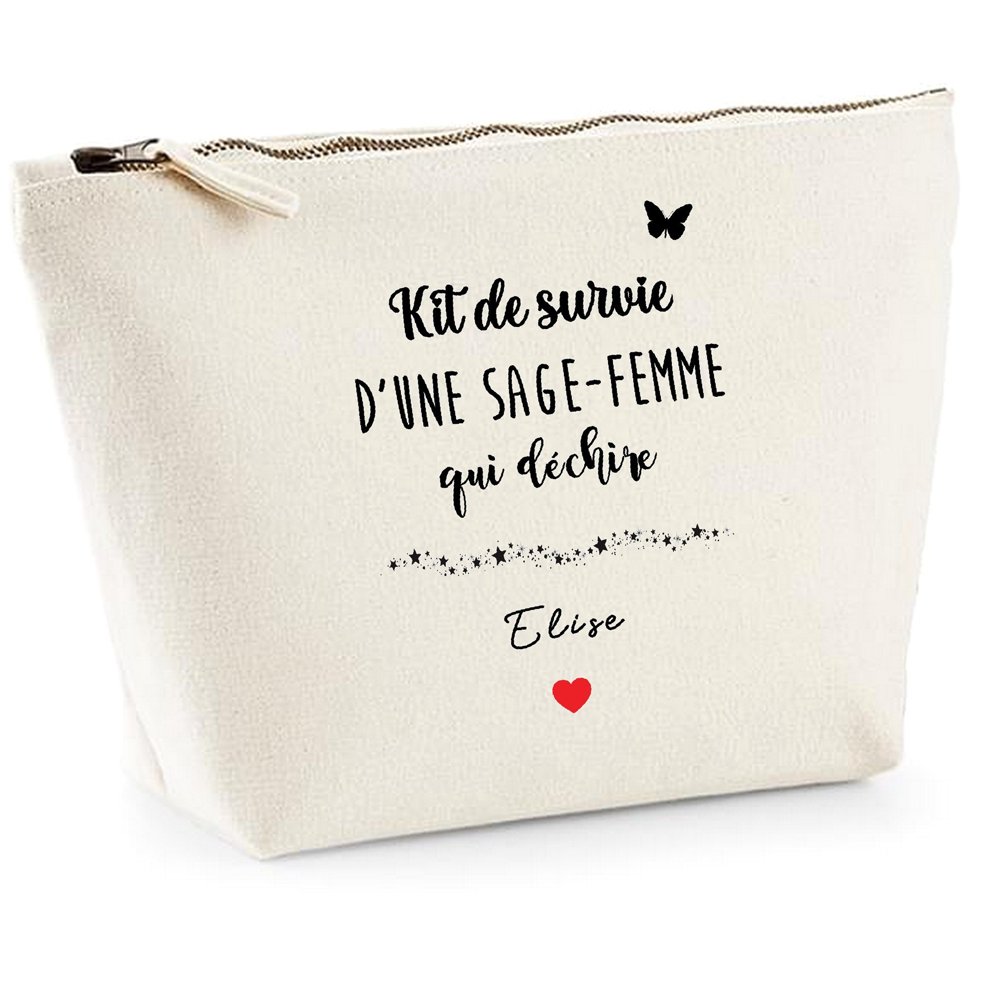 Personalized midwife pouch, midwife gift, thank you gift