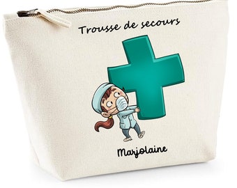 Pochette pharmacie, trousse de secours, trousse premiers secours, trousse à pharmacie, pochette à médicaments