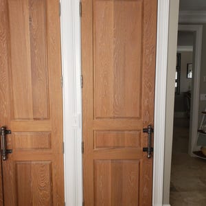 Three Panel Solid Interior Door, Solid Doors, Custom Wood Doors, Pantry Doors, Pocket Doors, French Doors