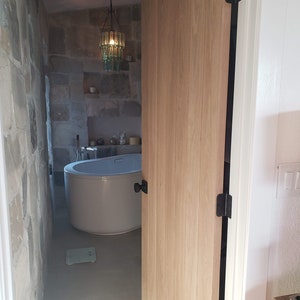 Solid Wood Interior Slat Door Pocket Door Pantry Door