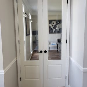 Low Lite Glass Door Single Raised Panel, Solid Doors, Custom Wood Doors, Pantry Doors, Pocket Doors, French Doors