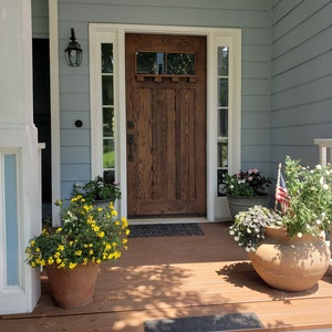 Solid Wood Slab Front Door