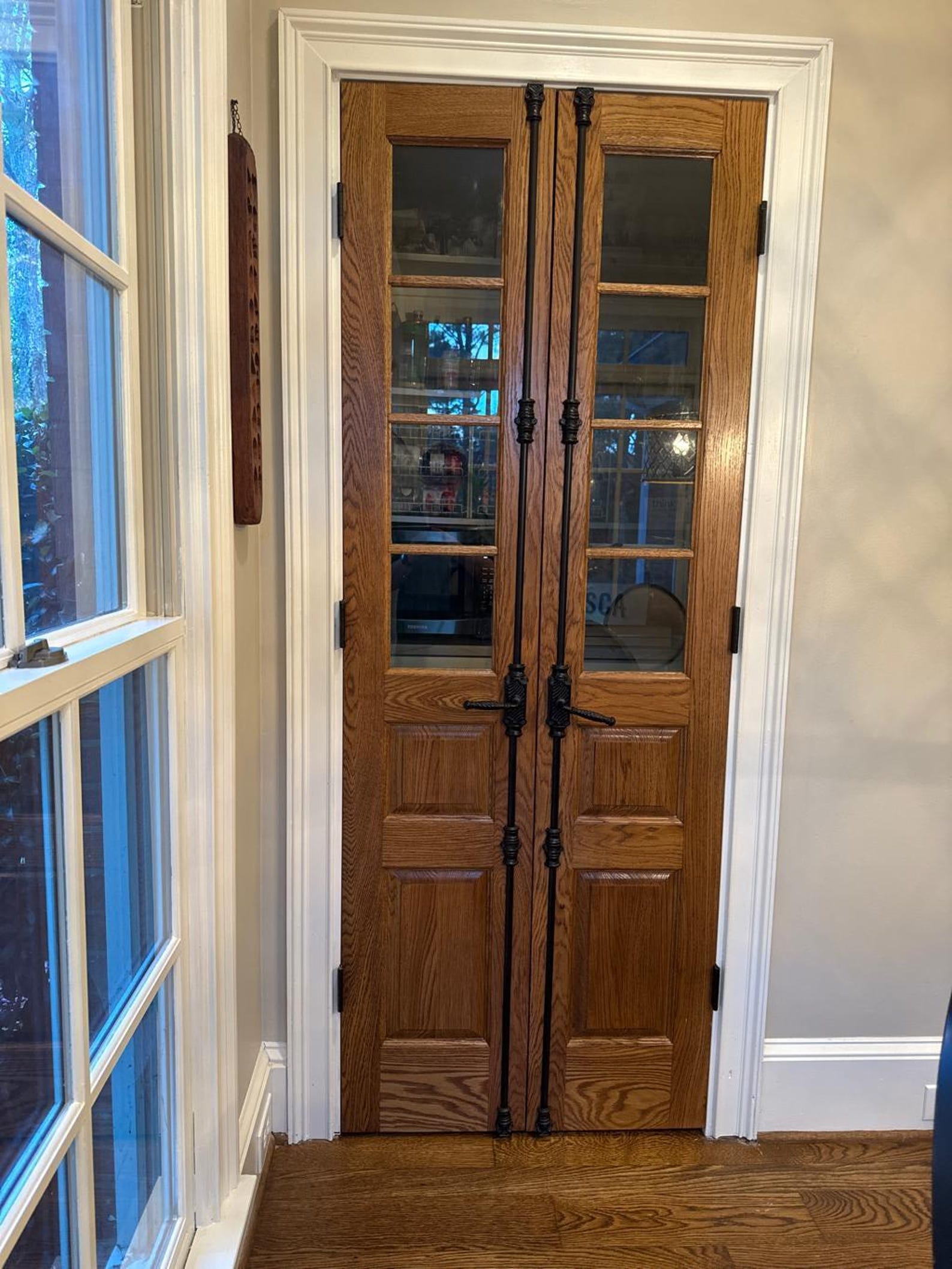 Solid White Oak Double Pantry Doors, Raised Panel, Custom French Doors ...