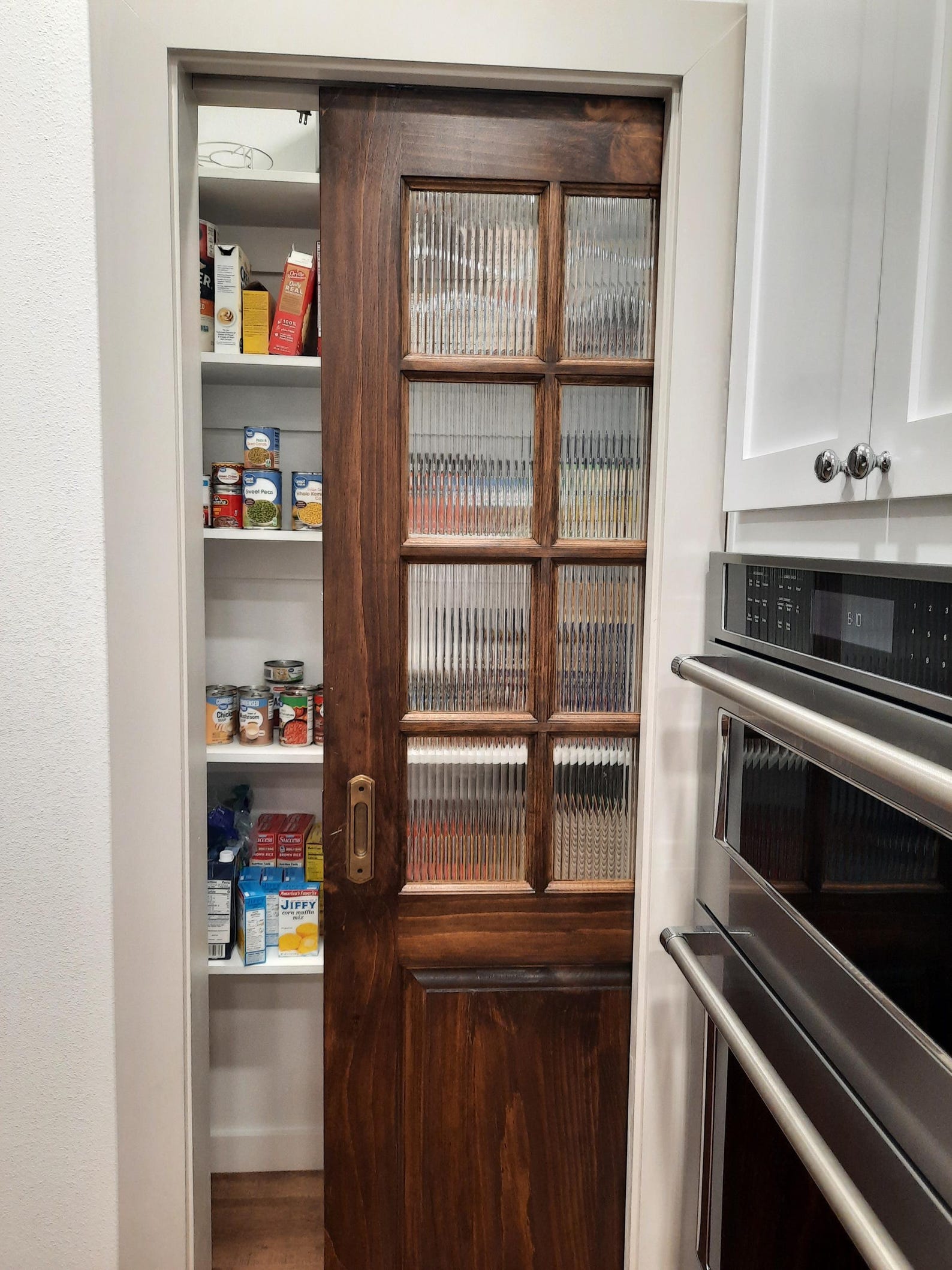 Half Eight Lite Single Raised Panel Custom Pantry and French Doors - Etsy