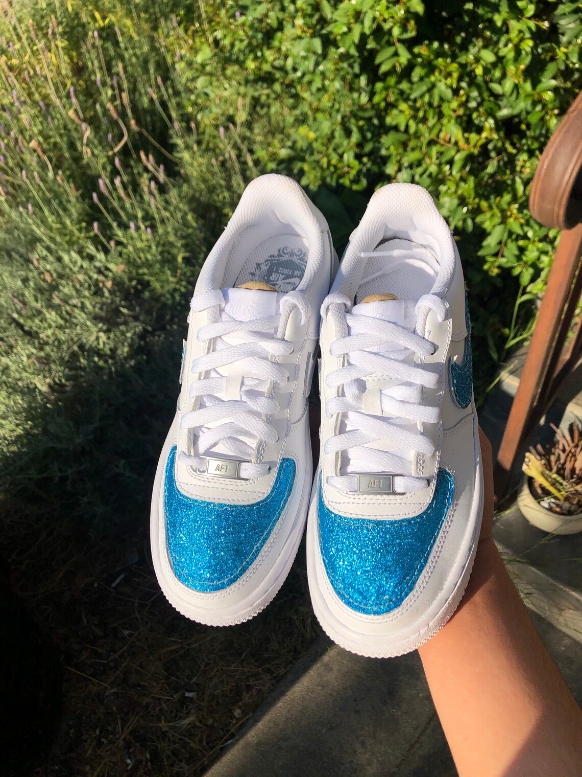 glitter air force 1s