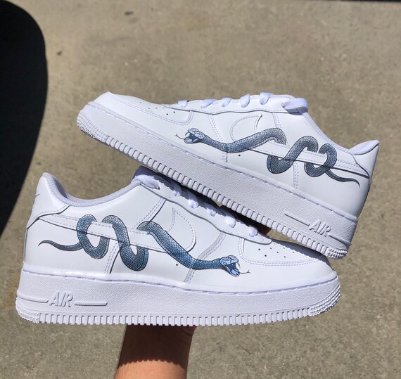 custom snake air force 1