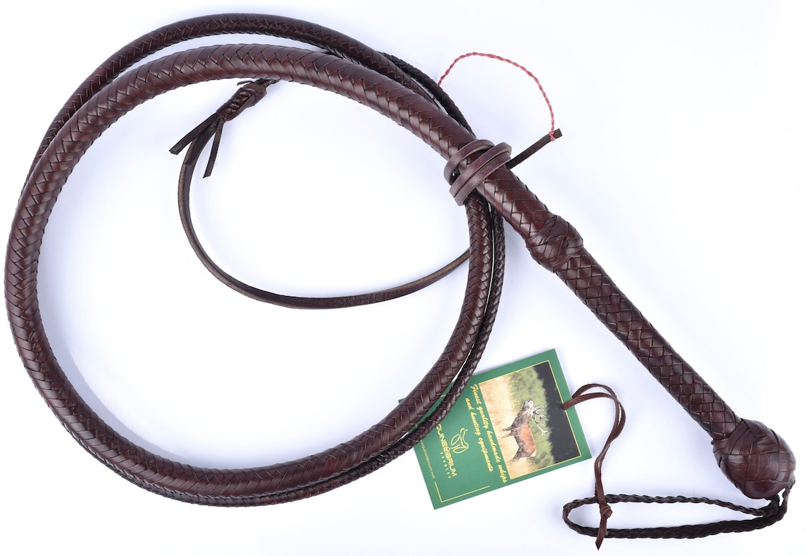Kangaroo Hide Bullwhip 4ft to 12ft 12 Plait Bullwhip Indiana Etsy Canada