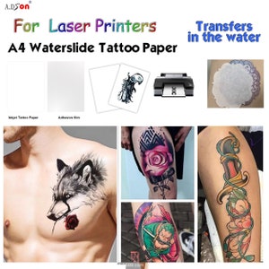 Temporary Tattoo Paper Print Tattoos From Home 