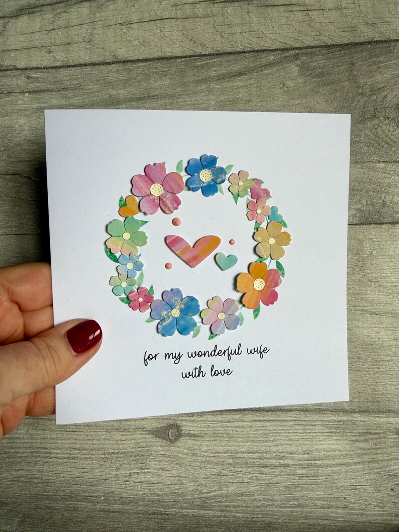 Wife Birthday Card With Love image 10