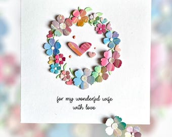 Wife Birthday Card With Love