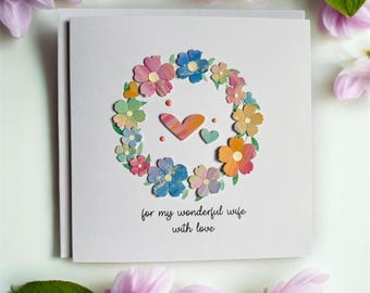 Wife Birthday Card With Love