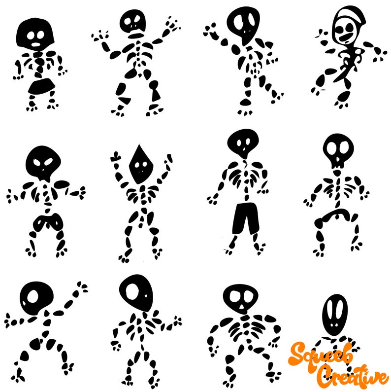 Download 64 PNG 6 SVG 6 EPS Bird Dinosaur Animal Skulls Skeleton | Etsy