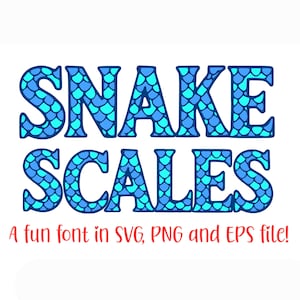 Snake Skin Scales Lettering ABC Text Font Alphabet SVG PNG Type Illustration