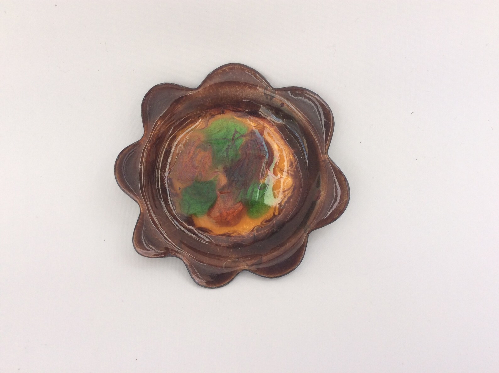 Buy Small Decorative Enamelled Copper Dish Online in India Etsy
